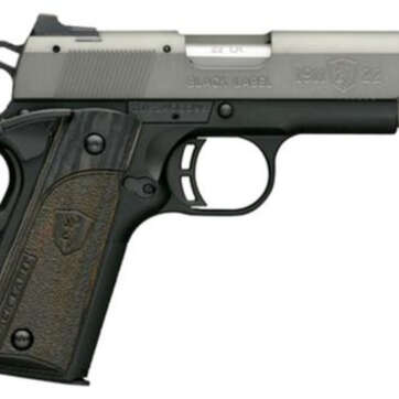 Browning Black Label Gray Compact 1911, 22LR, 4.25", 10rd, Combat Sights - Handsguns - American Guns & Ammo