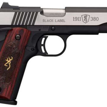 Browning Black Label Medallion Pro 1911, .380 ACP, 4.25", 8rd, Rosewood Grips - Handsguns - American Guns & Ammo