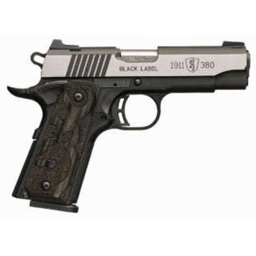 Browning Black Label Medallion Pro 1911, .380 ACP, 3.58". 8rd, Laminate Grips - Handsguns - American Guns & Ammo