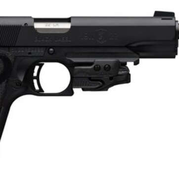 Browning 1911 Black Label Crimson Trace Laser 22 LR, 4.25" Barrel, Suppressor Ready - Handsguns | American Guns & Ammo