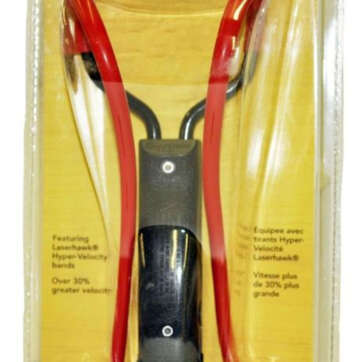 Marksman Laserhawk Talon Grip Slingshot Black/Red - Air Guns & BB Guns | American Guns & Ammo