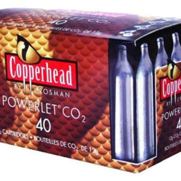 Crosman Powerlet CO2 Cartridges 12 Grams Stainless, 40/Pack - Air Guns & BB Guns | American Guns & Ammo