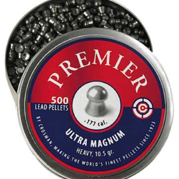 Crosman Premier Pellets Heavy Pellets .177 500 Count Silver - Air Guns & BB Guns | American Guns & Ammo
