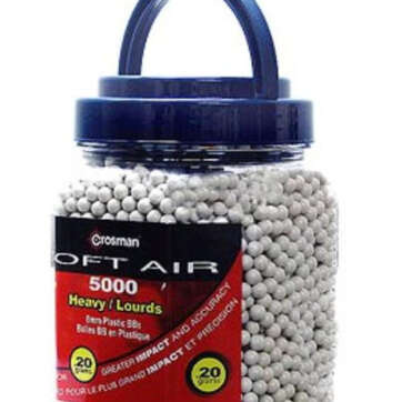 Crosman Airsoft Ammunition .20 Grams, White, 5000 Count - Air Guns & BB Guns | American Guns & Ammo
