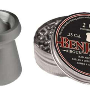 Crosman Pointed Hunting .25 Pellets Lead, 200 Count - Air Guns & BB Guns | American Guns & Ammo