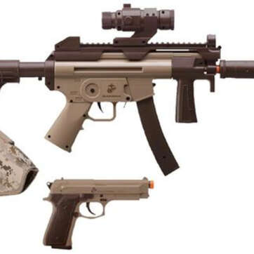 Crosman Marines Air Rifle Kit Semi-Auto 6mm Airsoft Two Tone - Air Guns & BB Guns | American Guns & Ammo