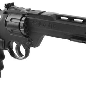 Crosman Vigilante Air Pistol Revolver/Repeater .177 & BBs Black - Air Guns & BB Guns | American Guns & Ammo