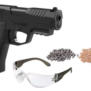 Crosman Iceman Air Pistol Kit Repeater .177 BB Black - Air Guns & BB Guns | American Guns & Ammo