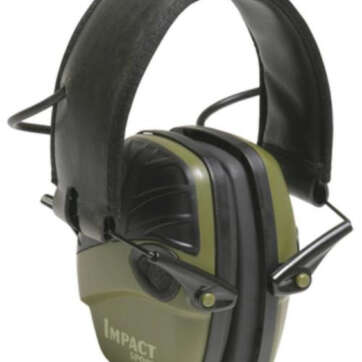 Howard Leight Impact Sport OD Green Electronic Earmuffs - Competition Guns - American Guns & Ammo