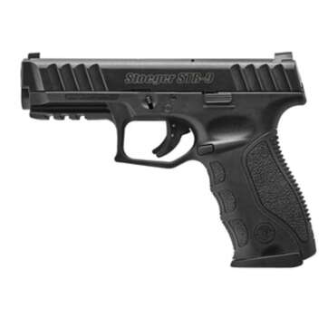 Stoeger STR-9 9mm, 4.17" Barrel, Striker-Fired, Black, 1 15rd Mag & Medium Backstrap - Handsguns - American Guns & Ammo