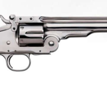 Uberti No. 3 2nd Model Top Break Nickel Finish Pearl Grip .45 Colt 7" - Handsguns | American Guns & Ammo