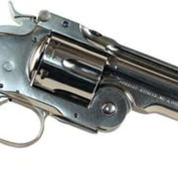 Uberti Russian Top Break, .45 Colt, 6.5", Nickel Finish, Ivory Grip - Handsguns | American Guns & Ammo