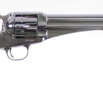 Uberti Frank James 1875 Single Action Army Outlaw, .45 Colt, 7.5", Ivory-Style Grip, Nickel Finish - Handsguns | American Guns & Ammo