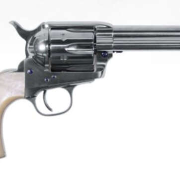 Uberti Doc 1873 Single Action Cattleman New Model, .45 Colt, 4.75", Nickel-Plated - Handsguns | American Guns & Ammo