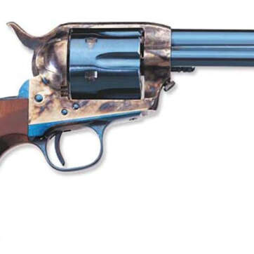 Uberti 1873 Cattleman OM Charcoal Blue, Cavalry Markings, .45 Colt, 7.5" - Handsguns | American Guns & Ammo