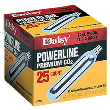 Daisy 7025 Powerline CO2 Cylinders, 12 Grams, 25 Per Box - Air Guns & BB Guns | American Guns & Ammo