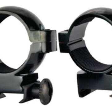 Traditions Rings Weaver Style Bases High 30mm Diameter Black - Black Powder Guns | American Guns & Ammo