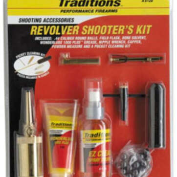Traditions Sportsmans Revolver Kit Sportsman Kit 44 Cal Revolver - Black Powder Guns | American Guns & Ammo