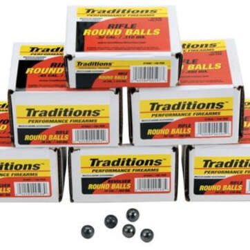 Traditions Revolver 44 Black Powder 140gr, 100 .454 - Black Powder Guns | American Guns & Ammo