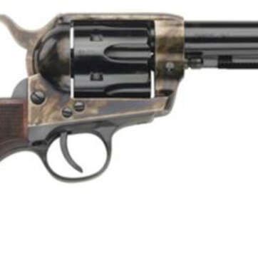 Traditions Black Powder Frontier 1873 Single Action Army .45 Long Colt 5.5" Barrel Case Hardened Finish Checkered Walnut Grip - Handsguns | American Guns & Ammo