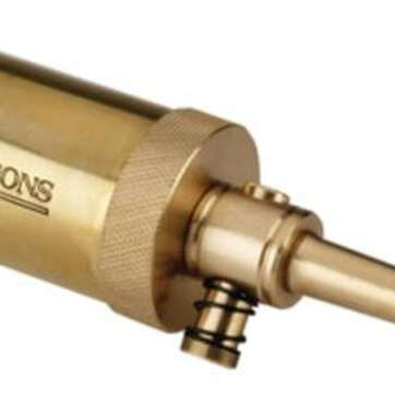 Traditions Field Flask With Valve Solid Brass - Black Powder Guns | American Guns & Ammo