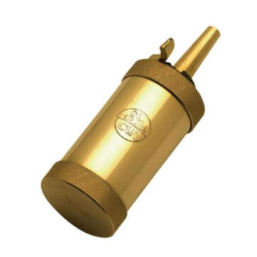 CVA Flask Black Powder Solid Brass - Black Powder Guns - American Guns & Ammo