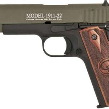 Chiappa Firearms 1911, 22LR, 5", 10rd, OD Green Slide Finish - Handsguns - American Guns & Ammo