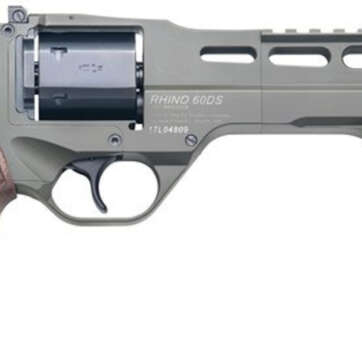 Chiappa Firearms Rhino 60DS SAR, .357 Mag, 6", 6rd, Walnut Grip, OD Green - Handsguns | American Guns & Ammo