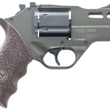 Chiappa Rhino 30DS, .357 Mag, 3", 6rd, Walnut Grips, OD Green - Handsguns - American Guns & Ammo