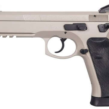 CZ P-01 Tactical, 9mm, 5.2" Barrel, 10rd,Tritium Night Sights, Urban Grey - Handsguns - American Guns & Ammo