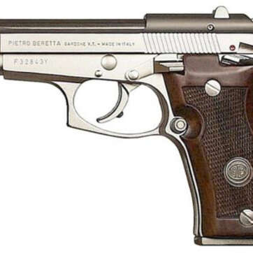 Beretta 85F .380 ACP, Double Action, Nickel, Wood Grips, 8rd - Handsguns | American Guns & Ammo