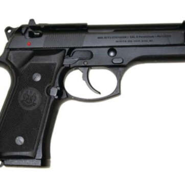 Beretta, 92FS, DA/SA, Full Size, 9mm, 4.9" Barrel, Alloy Frame, Blue Finish, Plastic Grips, 3 Dot Sights, Ambidextrous Safety, 2 Magazines, 10Rd - Handsguns - American Guns & Ammo