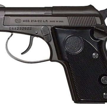 Beretta Model 21 Tip Up 22 LR, 2.4" Barrel, 7rd Mag, Matte Black - Handsguns | American Guns & Ammo