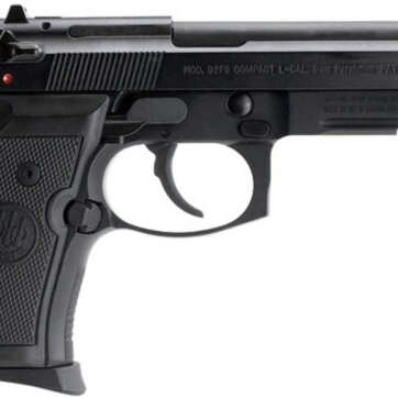 Beretta 92 Compact, Rail 9mm 4.25 Barrel, Black Synthetic Grip Black Bruniton Finish, 10rd - Handsguns - American Guns & Ammo
