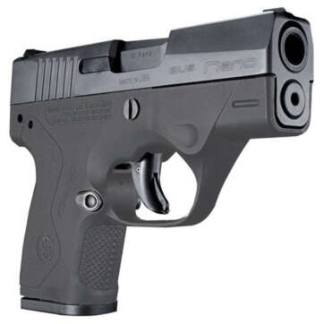 Beretta BU9 Nano Double 9mm 3", /8+1 AS Gray Polymer Grip/F, 6 rd - Handsguns - American Guns & Ammo