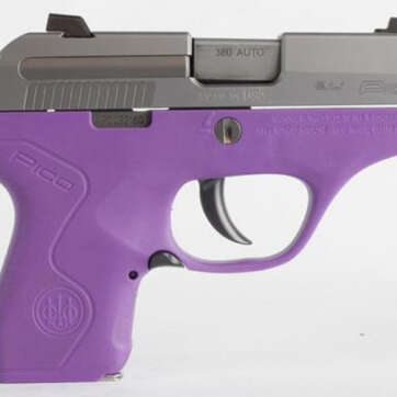 Beretta Pico .380 ACP, 2.7", 6rd, Adjustable Sights, Lavender Frame - Handsguns - American Guns & Ammo