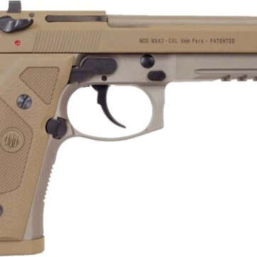 Beretta M9A3 9mm Flat Dark Earth 4.9" Barrel Night Sights, Universal Decock Levers 3- 17 Rd Mags - Handsguns | American Guns & Ammo