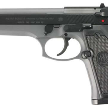 Beretta 92, 9mm, 4.9" Barrel, 10rd, Decocker, Sniper Gray - Handsguns - American Guns & Ammo