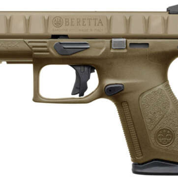 Beretta APX Centurion 9mm, 3.70" Barrel, Flat Dark Earth, 3 Dot White Sight, 15rd - Handsguns | American Guns & Ammo