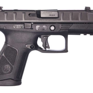 Beretta APX Centurion Combat, Semi-automatic, Striker Fired, 9mm, 3.7" Threaded Barrel, Polymer Frame, Black, 2-15Rd Magazine, Picatinny Rail, 3 Dot Sights, Reversible Magazine Release, Flat Face Trigger, Removable Optic Plates - Handsguns | American Guns & Ammo