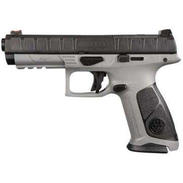 Beretta APX Target 9mm, 4.76" Barrel, Wolf Gray, Fiber Optic Sight, 17rd - Handsguns | American Guns & Ammo