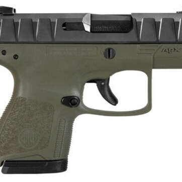 Beretta APX Carry 9mm, 3.07" Barrel, Black Slide, OD Green, 6rd / 8rd - Handsguns | American Guns & Ammo