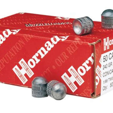 Hornady Pennsylvania Conical Bullet .50 Caliber 240gr, 50/Box - Black Powder Guns | American Guns & Ammo