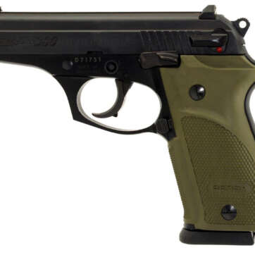 Bersa Thunder 380 Combat Plus DA/SA 380ACP, 3.5", OD Green, Rubber Grip Black, 15rd - Handsguns | American Guns & Ammo