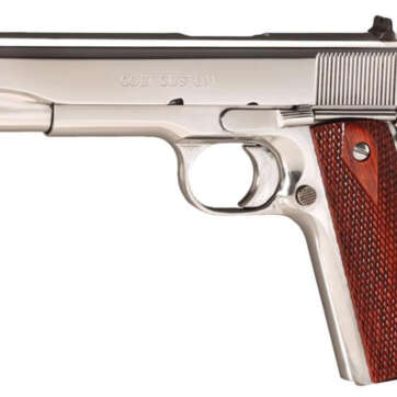 Colt 1991 Govt 1911 38 Super 5" Barrel Rosewood Grip 9rd Mag - Handsguns | American Guns & Ammo