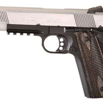 Colt 1911 'Rail Gun', 45 ACP, Two Tone, Full Size - Handsguns | American Guns & Ammo