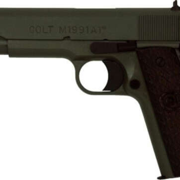 Colt 1991 Custom Govt 45 ACP 5" Barrrel Foliage Green Cerakote - Handsguns - American Guns & Ammo