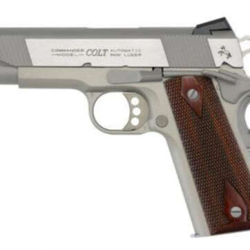 Colt 1911 Govt XSE Series 9mm, 5", Stainless Steel, Rosewood Grips - Handsguns | American Guns & Ammo