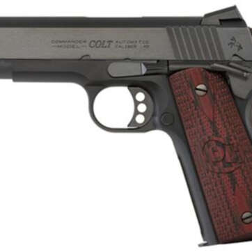 Colt Lightweight Commander 9mm 4.25" Barrel Blue Finish Novak Sights G10 Grips 8rd Mag - Handsguns | American Guns & Ammo