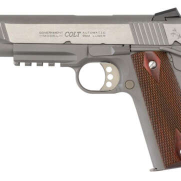 Colt XSE Rail Gun Govt 5" Barrel 9mm SS Finish Noval Sights - Handsguns | American Guns & Ammo